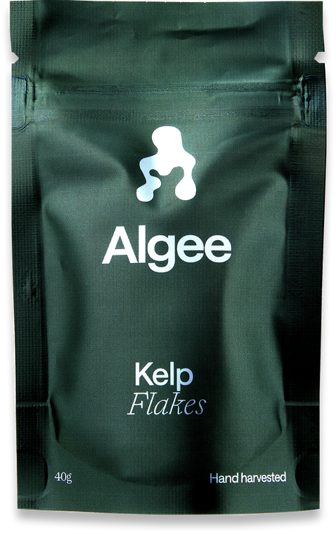 Algee Dried Edible Seaweed Kelp Flakes Packaging