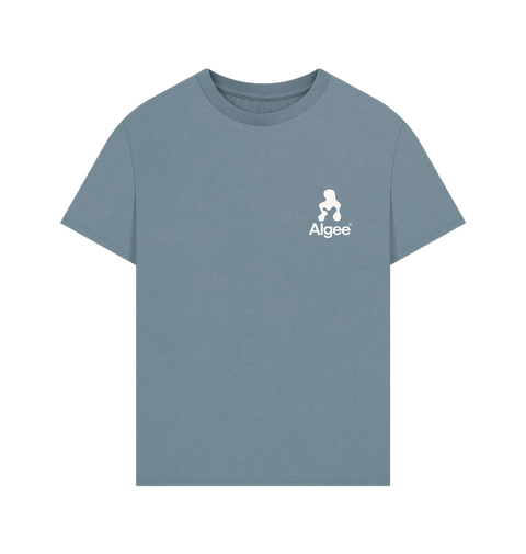 Stone Blue Box T-Shirt - Light Logo